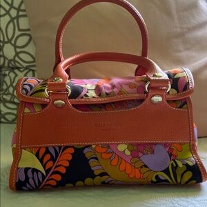 Kate Spade Orange and Pink Satchel Bag